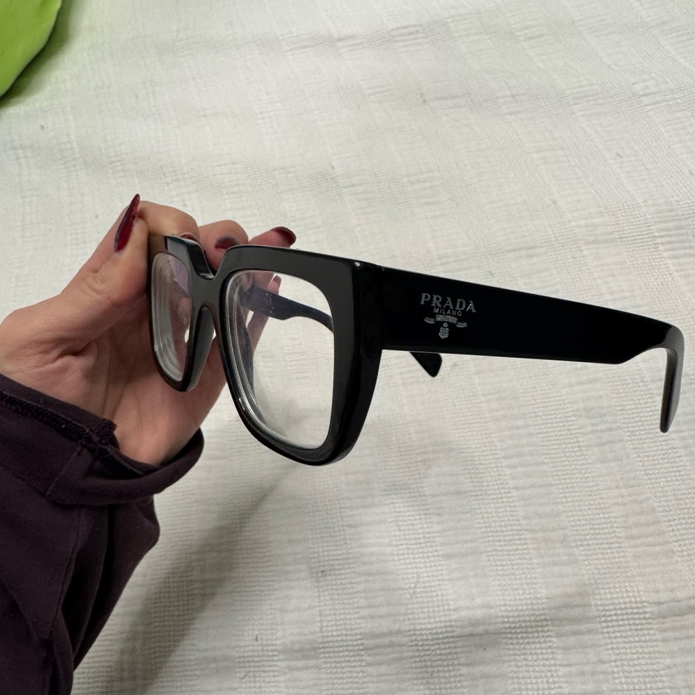 Prada BIG Black Eyeglasses